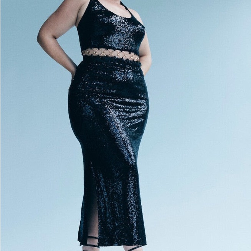 Eloquii Black Sequin Ensemble